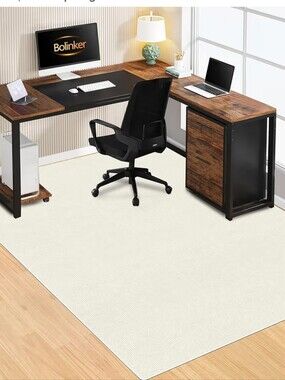 Office Chair Mat 56 By 60" Cream